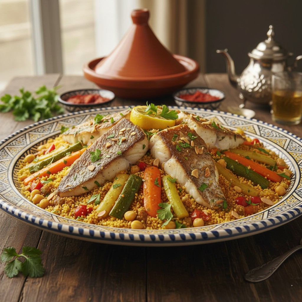 Moroccan Fish Couscous