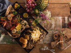 Celebrating Eid al-Fitr with 33 Irresistible Recipes from the Middle East: A Feast for Maghrebi Diaspora Readers A colorful spread of 33 irresistible Middle Eastern dishes, including couscous, baklava, and shawarma, set on a festive table