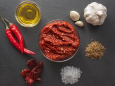 Understanding Harissa: A Comprehensive Guide for Maghrebi Diaspora Readers Maghrebi family enjoying Harissa at a traditional dinner