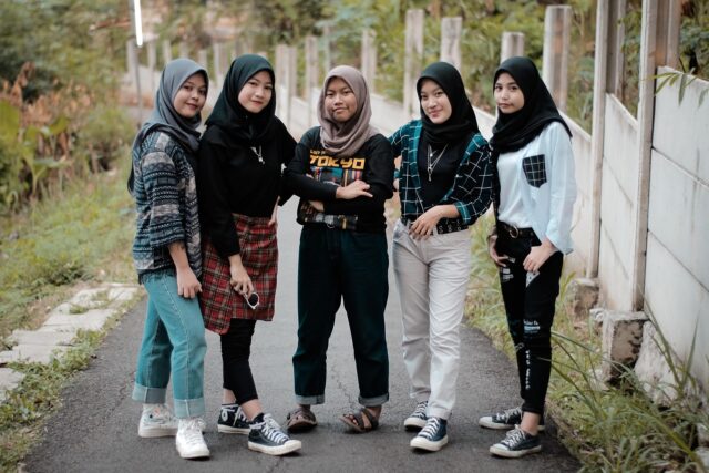 Condé Nast Traveller Fashion Shoot in Morocco Women wearing contemporary fashion in traditional Moroccan setting