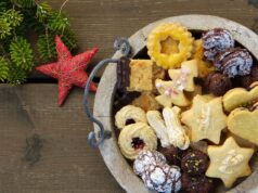 Celebrating Moroccan Eid: Delightful Cookies and Sweets to Bake Before Eid Woman baking Moroccan Eid cookies and sweets in a colorful kitchen