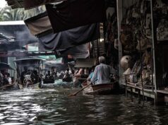 Capturing the Essence of Modern Moroccan Youth Culture: A Photographer’s Guide Photographer capturing vibrant modern Moroccan youth in a bustling marketplace
