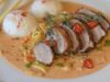 A Spiced Duck Breasts Delight with Mandarin Oranges and Dates: A Culinary Journey for Maghrebi Diaspora Spiced duck breasts with mandarin oranges and dates on a colorful Moroccan plate