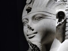 Uncovering Phoenician and Egyptian Influences in North Africa: A Journey through History Photograph of an ancient Phoenician-Egyptian artifact found in North Africa