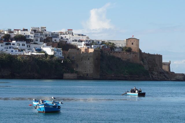 Rabat cityscape with African Capitals of Culture banner