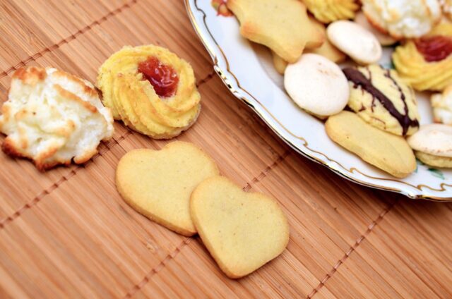 Eid cookie making with chef Amira Chef Amira baking traditional Maghrebi Eid cookies for festive celebration