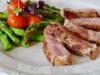 Savoring Tradition: Authentic Steak with Salsa Verde and Salsa Roja for Your Table authentic steak with salsa verde and roja on a dining table