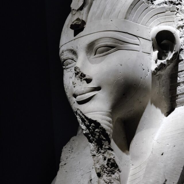 Ancient North African artifacts Phoenician and Egyptian artifacts displayed in a North African museum