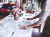 Authentic Recipes for Algerian-Style Salsa Verde and Salsa Roja Algerian woman preparing Salsa Verde and Salsa Roja
