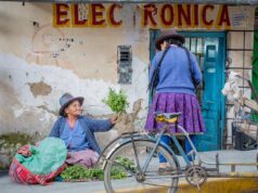 Exploring the Future of Amazigh Culture in Morocco: Challenges and Opportunities Young Amazigh woman in traditional clothing, sitting in a Moroccan market