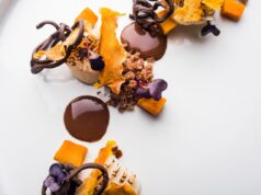 Dave Patera: A Culinary Maestro Bringing Maghrebi Flavors to the USA Italian-born chef Dave Patera preparing Maghrebi dish in NYC kitchen