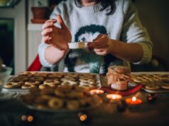 Reviving Yabrak: A Tunisian Passover Tradition in Marseille Tunisian woman baking Yabrak pastries during Passover in a Marseille bakery