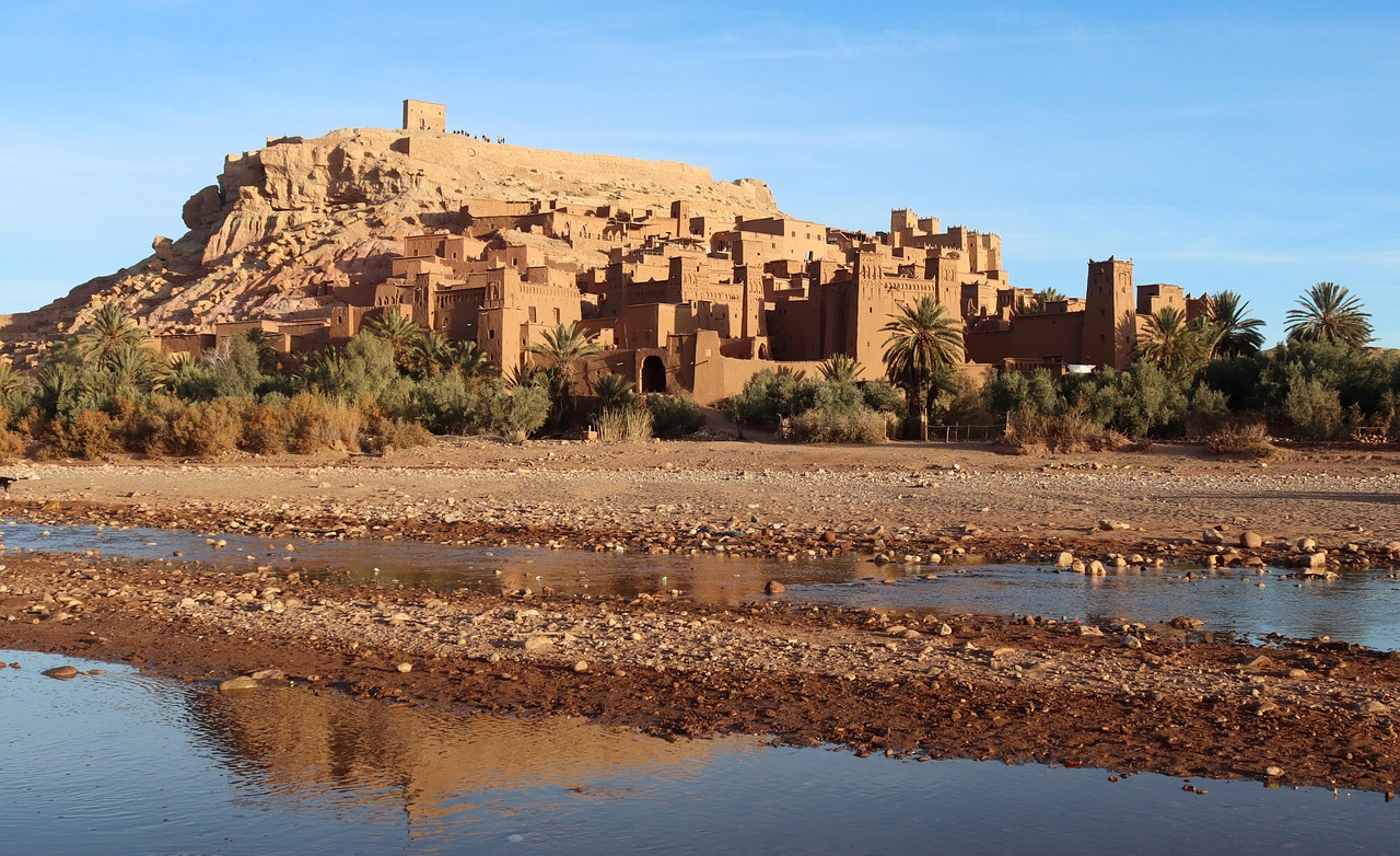 Idir, a Berber troubadour, playing traditional music in the Atlas Mountains